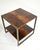 Mid-Century Modern Brass and Wood Coffee Tables, Italy, 1970s, Set of 3 For Sale - Image 11 of 14