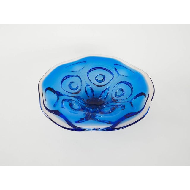 1970s Vintage Danish Cobalt Bowl, 1970s For Sale - Image 5 of 9