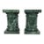 1980s Green Marble Bookends- a Pair For Sale
