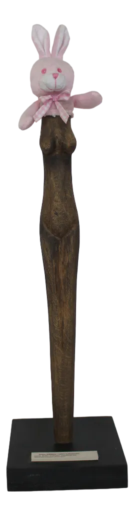 Artis Adians, Solarbunny, 2000s, Wood & Fabric