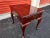Queen Anne Late 20th Century Null Furniture Queen Solid Mahogany Side Table For Sale - Image 3 of 7