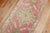 Narrow Antique Turkish Oushak PinkRunner - 2'5" X 12'6" For Sale In New York - Image 6 of 7