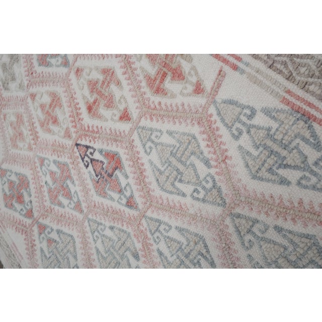 Vintage Faded Turkish Jajim Kilim Rug - Stair Runner 1'8" X 19' For Sale - Image 9 of 12