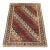 Caucasian Shirvan All-Over Blossom Lattice Tribal Rug - 6'8" X 5'4" For Sale