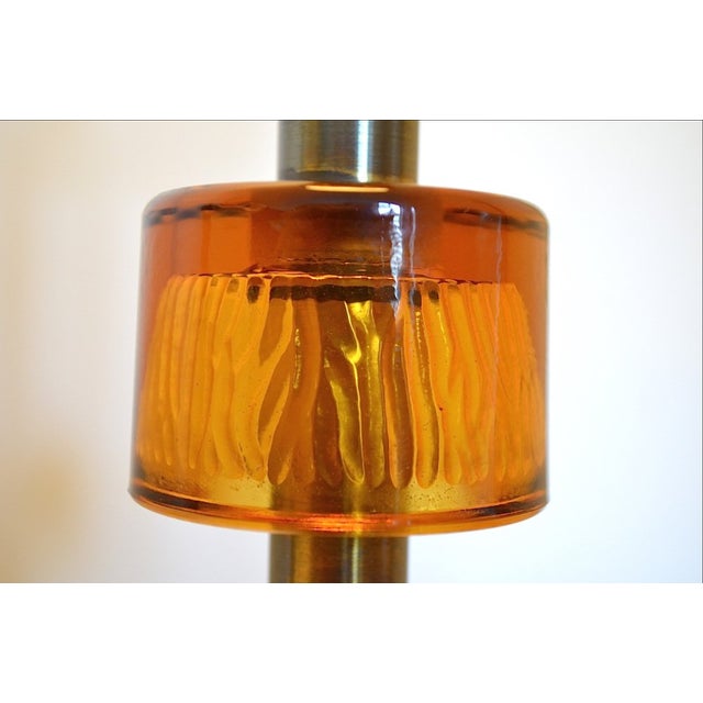 Glass and Metal Floor Lamp by Carl Fagerlund for Orrefors, Sweden, 1970s For Sale - Image 10 of 18