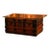 Late 19th Century Glass-Topped Steamer Trunk Coffee Table For Sale