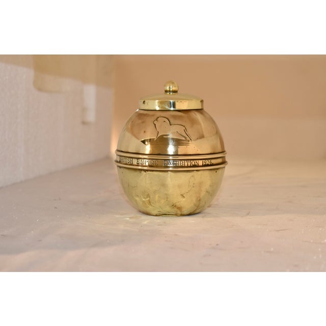 Lipton British Empire Exhibition Tea Caddy, Dated 1924 For Sale In Greensboro - Image 6 of 10