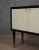 Mid-Century Cream Glass and Brass Dry Bar, 1950s For Sale - Image 9 of 11