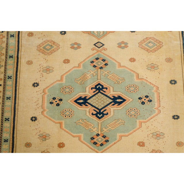 Mid 20th Century Oversize Wool Handknotted Carpet For Sale - Image 9 of 10