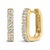 Discover a touch of timeless elegance with these lustrous 10K yellow gold huggie hoop earrings, carefully crafted to...
