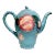 1940s Cafetiere Genevieve Lethu Porcelain Tea Pot For Sale