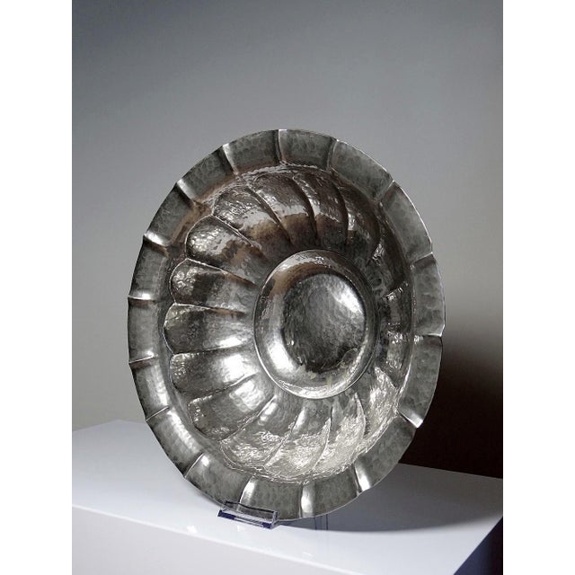 Silver Large Vintage Basin Bowl, 1950s For Sale - Image 8 of 12