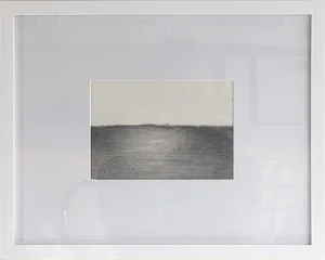 Vista-02 Abstract Landscape Drawing Pencil by Carrie Bergey