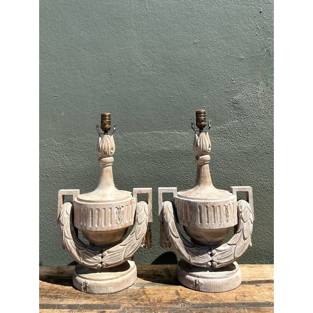 Vintage Bliss Swag Garland Lamps - A Pair For Sale - Image 10 of 12