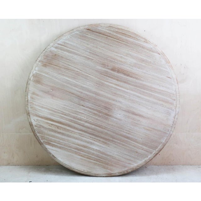 Large Antique Round Bleached Table, 1835 For Sale - Image 4 of 9