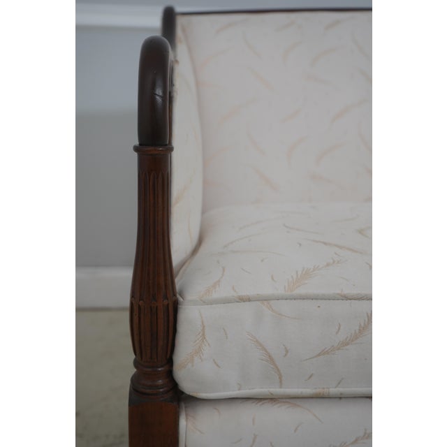 Ethan Allen Georgian Court Upholstered Sofa For Sale - Image 13 of 18