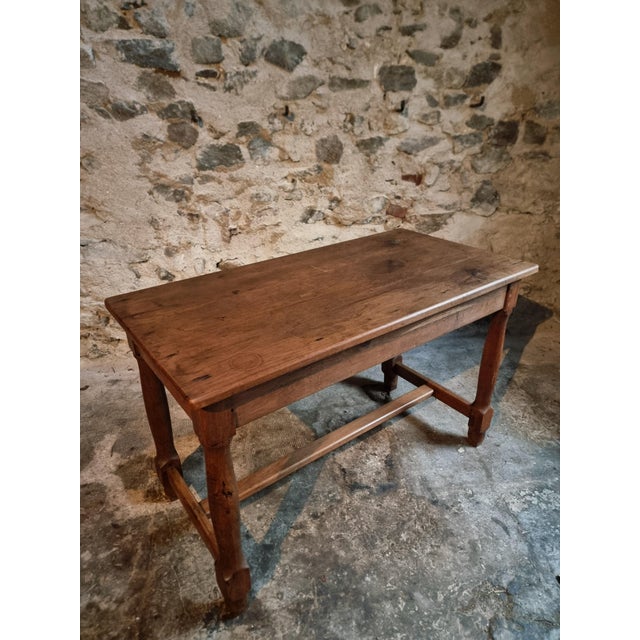 Brown Antique French Farmhouse Table in Oak, 1780s For Sale - Image 8 of 18