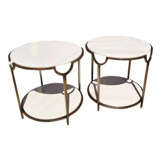 2 X Bernhardt Morello Side Tables For Sale