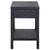 Ink Blue Apis Raffia 1 Drawer 1 Shelf Accent Table in Navy For Sale - Image 8 of 9