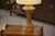 Wood Vintage Oak Table Lamp, 1950s For Sale - Image 7 of 9