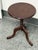 Brown Bombay Company Round Tripod Pedestal Accent Table, Dark For Sale - Image 8 of 12