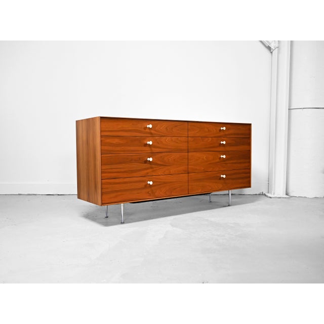 George Nelson Thin Edge 8-Drawer Dresser in Walnut For Sale - Image 12 of 14