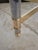 Gold Mid 20th Century Brass and Glass Side Table For Sale - Image 8 of 12