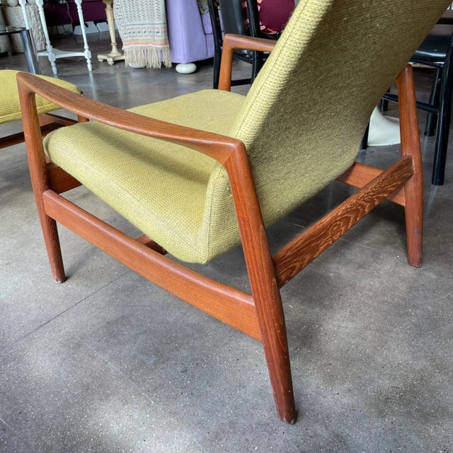 1960's Vintage Dux Armchair + Ottoman Set For Sale In Los Angeles - Image 6 of 13