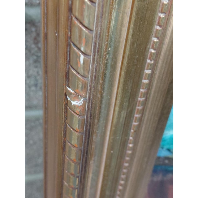 Blue Framed Signed Gentle Waterfall Painting on Canvas For Sale - Image 8 of 15