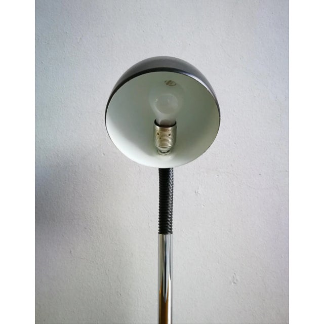 Space Age Desk Lamp in Black by Egon Hillebrand, 1970s For Sale - Image 4 of 7