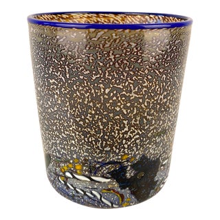Kosta Boda Glass Vase or Planter Signed Bertil Vallien For Sale