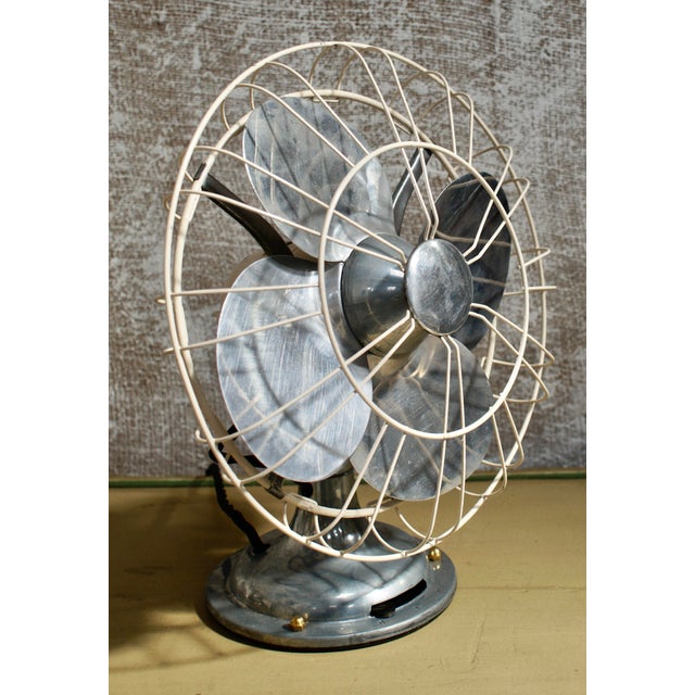Vintage Desk Fan, 1950 For Sale - Image 3 of 9