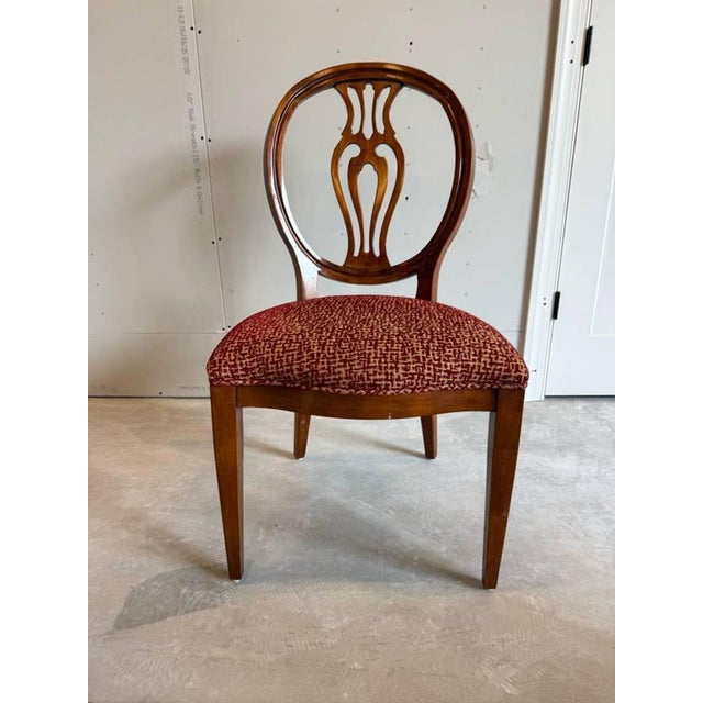 Wood Late 20th Century Set of 8 Henredon George III Style Bowl Back Dining Chairs For Sale - Image 7 of 11