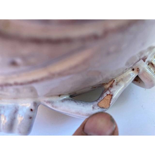 Gray Rosenthal-Netter Italian Ceramic Lion Planter For Sale - Image 8 of 9