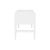 Matthew Izzo Home Franklin Matte White Fluted Five Drawer Writing Desk For Sale - Image 9 of 10