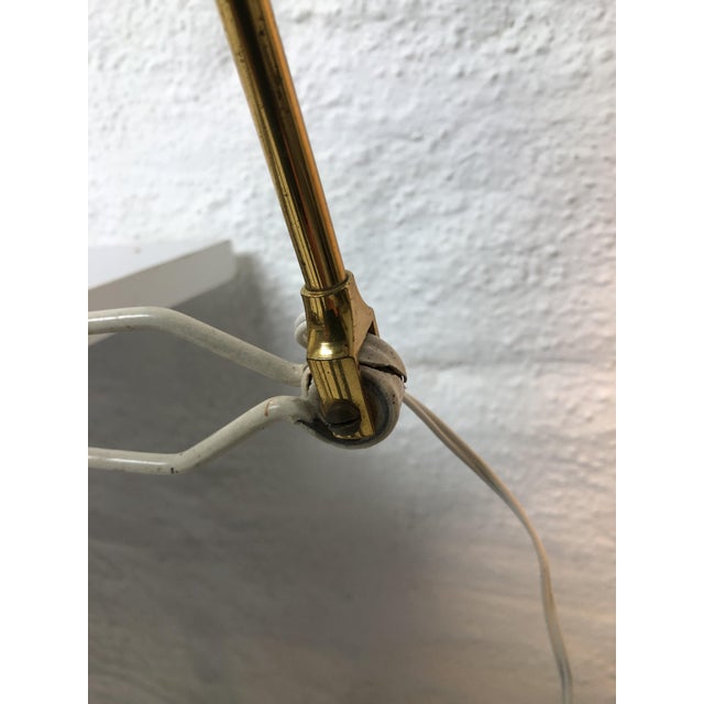 Gold Small Vintage Italian Clamp Lamp, 1950s For Sale - Image 8 of 10
