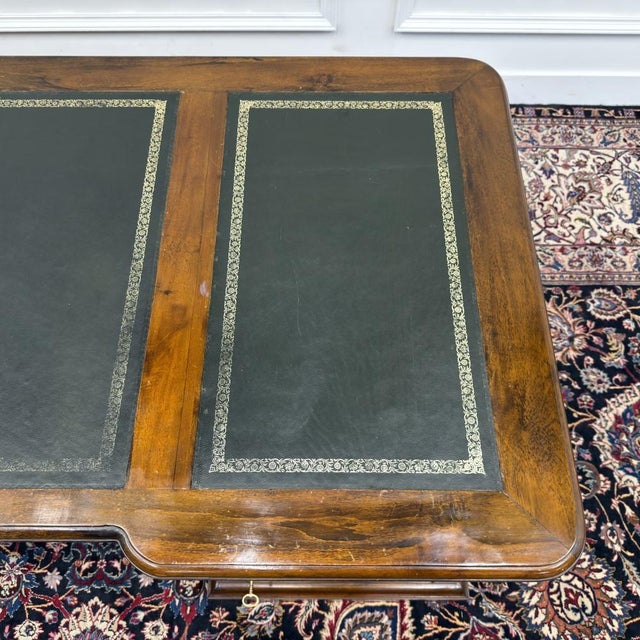 English Chesterfield Desk with Backboard For Sale - Image 18 of 18