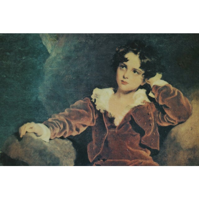 Traditional 1990s Gold Framed Art on Canvas For Sale - Image 3 of 7