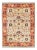 Ivory Hand Knotted Serapi Design Rug For Sale