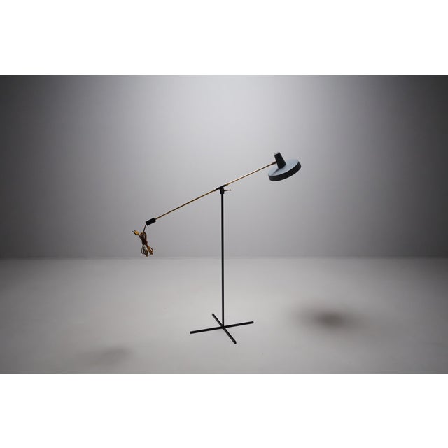 Mid-Century Counterbalance Floor Lamp from Boulanger, Belgium, 1960s For Sale - Image 14 of 14