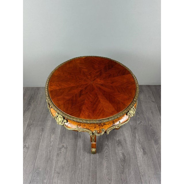 20th Century Louis XV Style Pedestal Table For Sale - Image 3 of 13