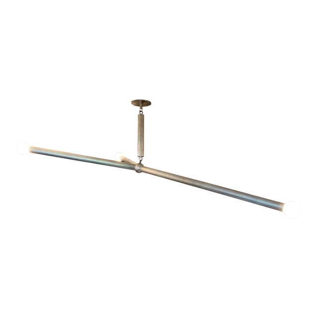 Apparatus Studio Large Arrow Light in Tarnished Silver For Sale