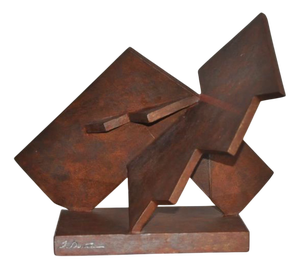 Polychrome Steel Sculpture by Jose Maria Fernandez Doña, 2007