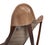 Brown Leather Sling Chair For Sale - Image 8 of 11