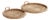Sawyer Round Trays With Handles, Set Of 2 For Sale