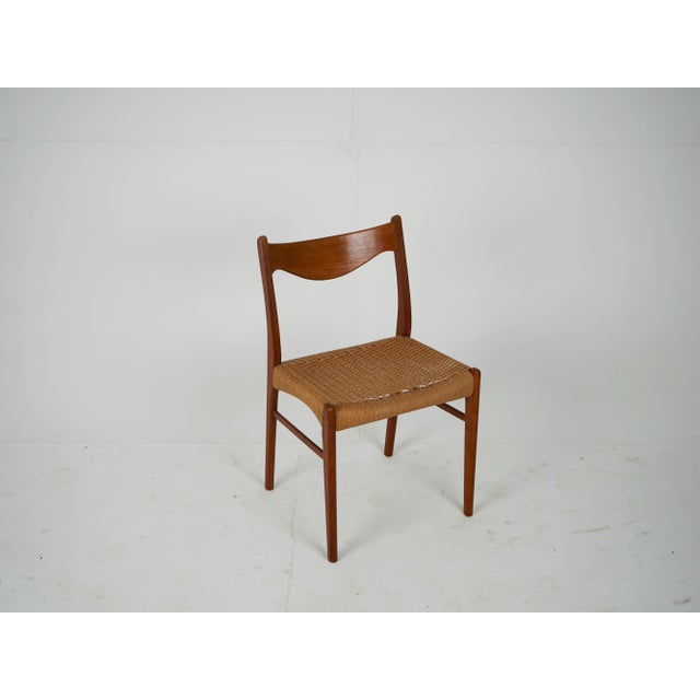 Vintage GS61 Teak Chairs by Arne Wahl Iversen, 1960s, Set of 6 For Sale - Image 9 of 17