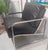 Black Leatherette and Metal Chair from Ángel Cerda, 2000s For Sale - Image 8 of 11