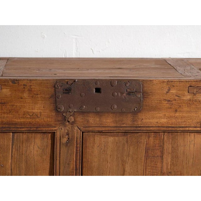 Wood Antique Low Sideboard in Pine For Sale - Image 7 of 13