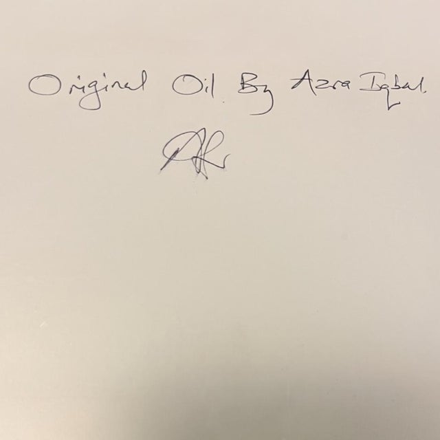 Impressionist Original Impressionist English Oil Painting, Signed & Framed For Sale - Image 3 of 3