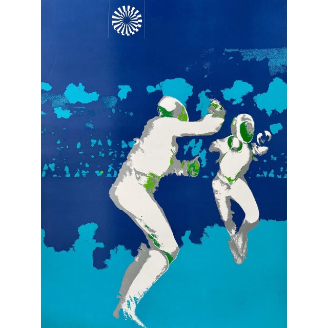 1970s Munich Olympic Games Fencing Poster by Otl Aicher, 1972 For Sale - Image 5 of 6